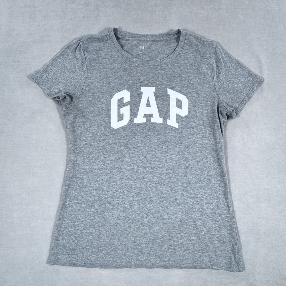 GAP Kids Gray Short Sleeve Crew Neck‎ T Shirt Size Medium
